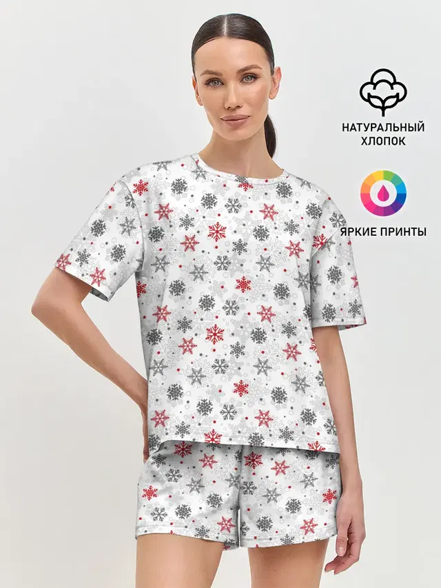 Женская пижама с шортами