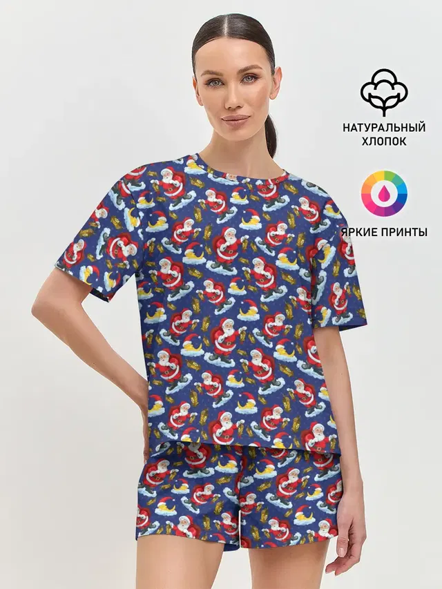 Женская пижама с шортами