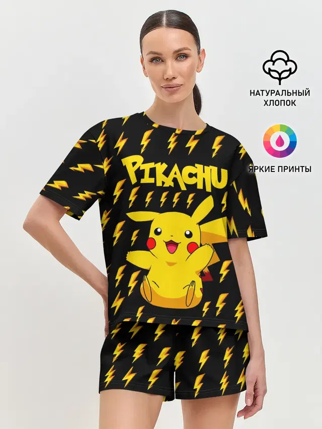 Женская пижама с шортами