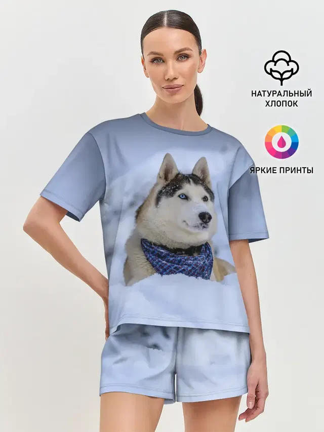 Женская пижама с шортами