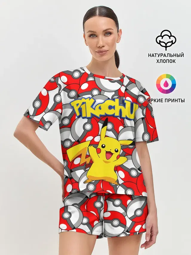 Женская пижама с шортами