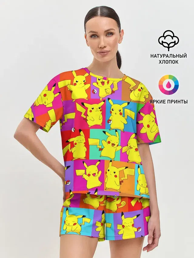 Женская пижама с шортами