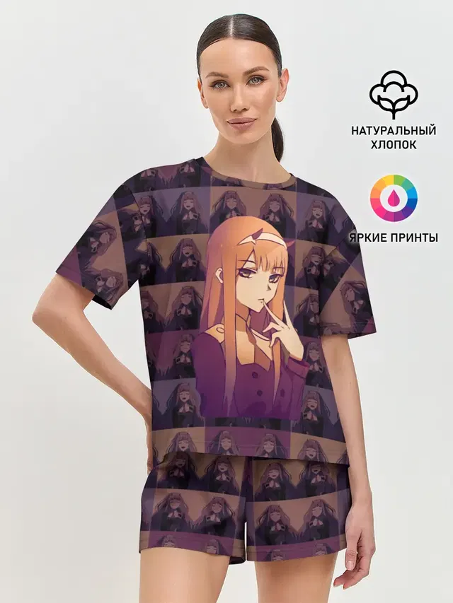 Женская пижама с шортами