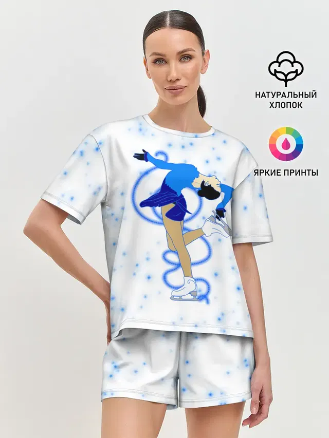 Женская пижама с шортами