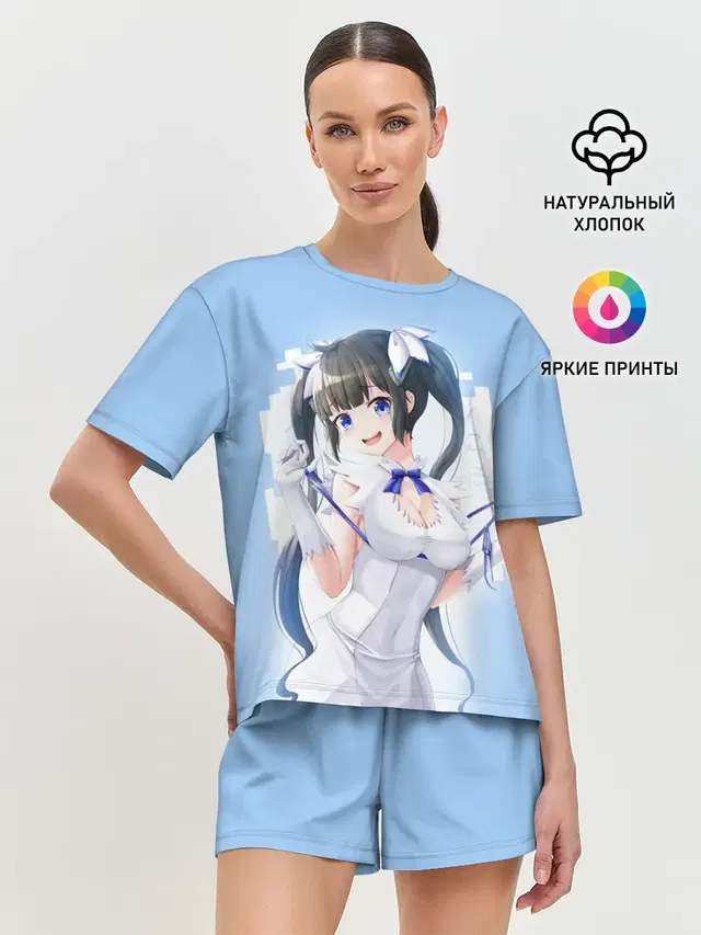 Женская пижама с шортами