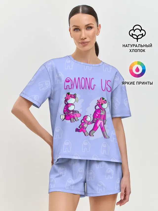 Женская пижама с шортами