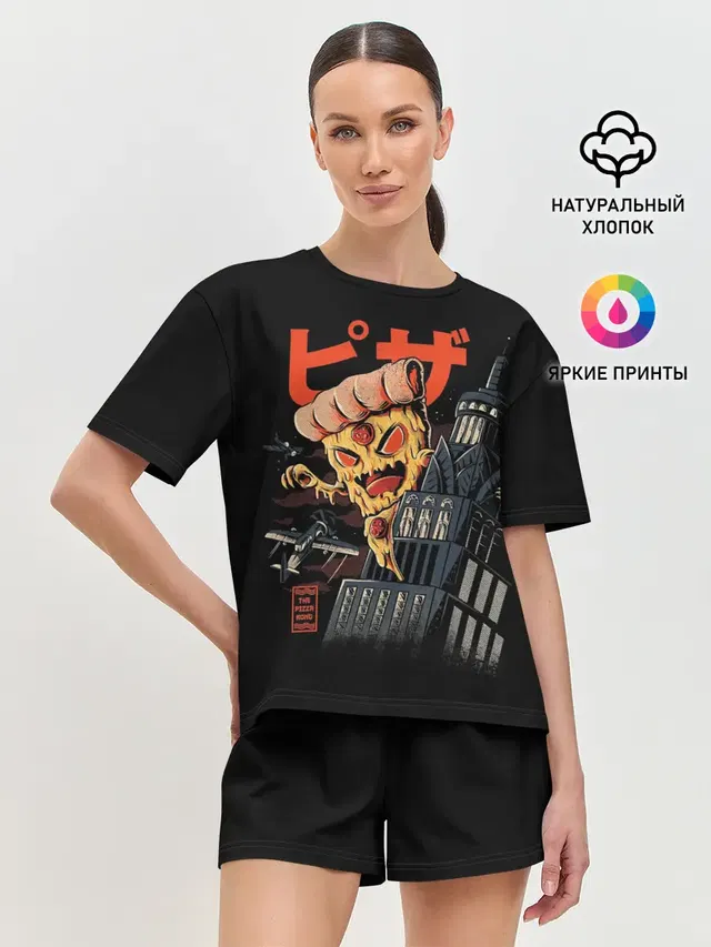 Женская пижама с шортами