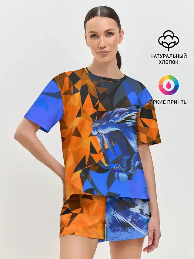 Женская пижама с шортами