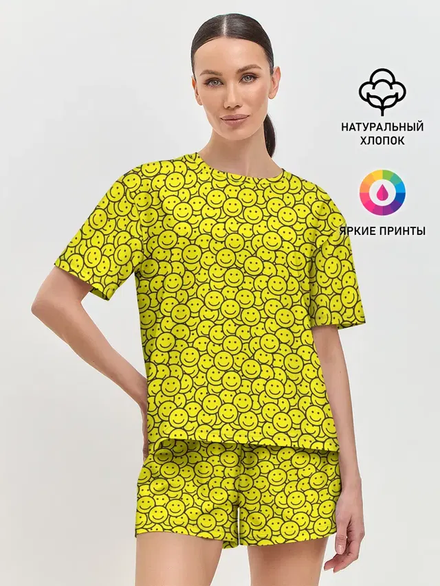 Женская пижама с шортами