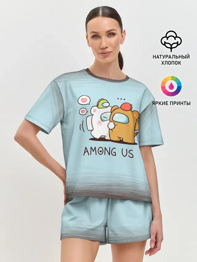 Женская пижама с шортами