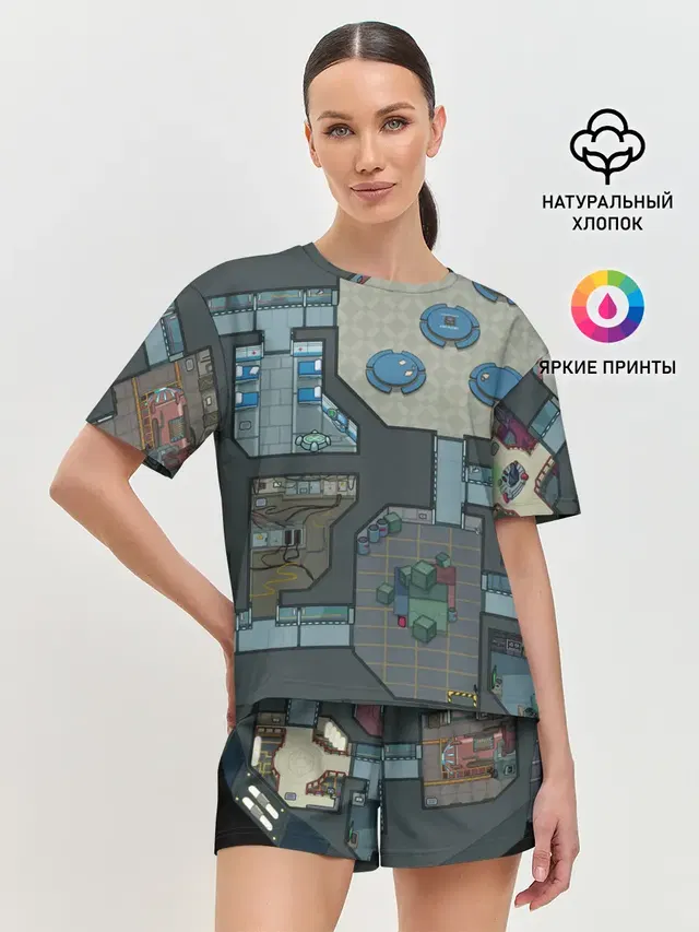 Женская пижама с шортами