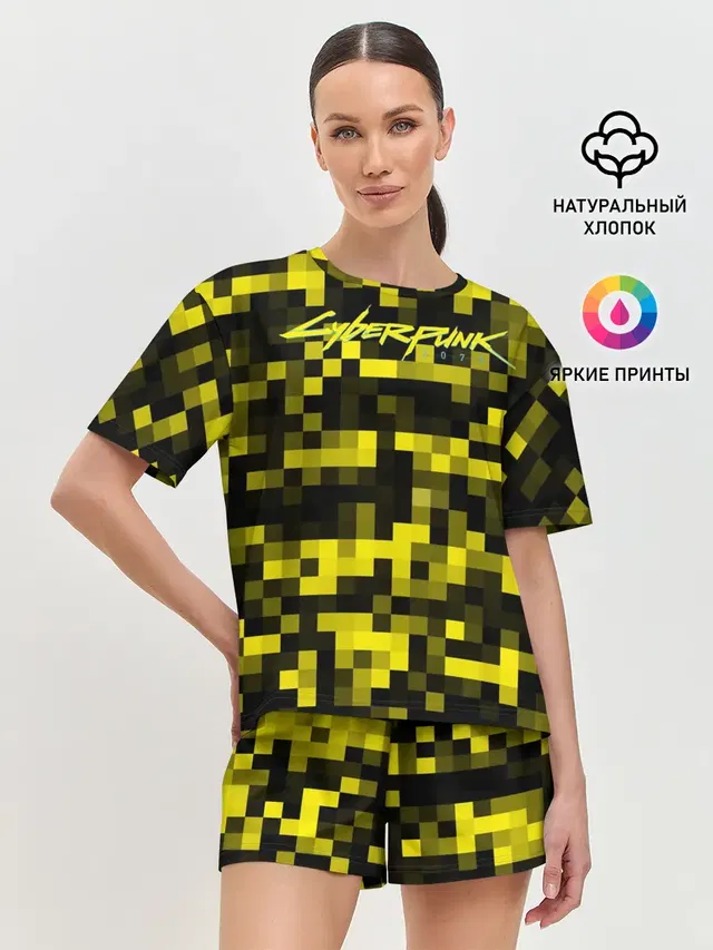 Женская пижама с шортами
