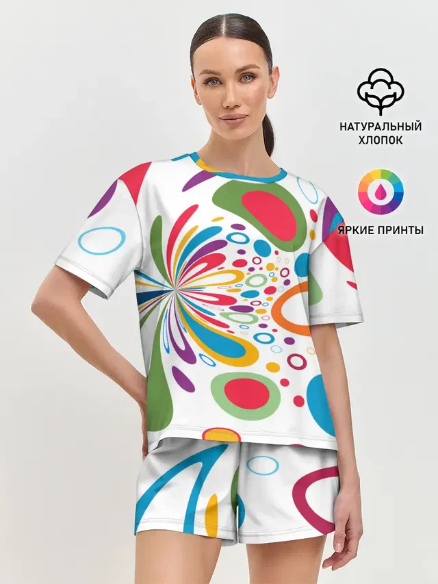 Женская пижама с шортами