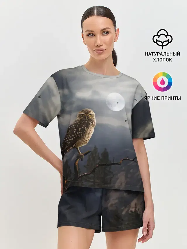 Женская пижама с шортами