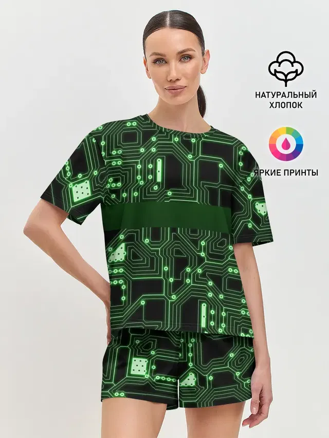 Женская пижама с шортами