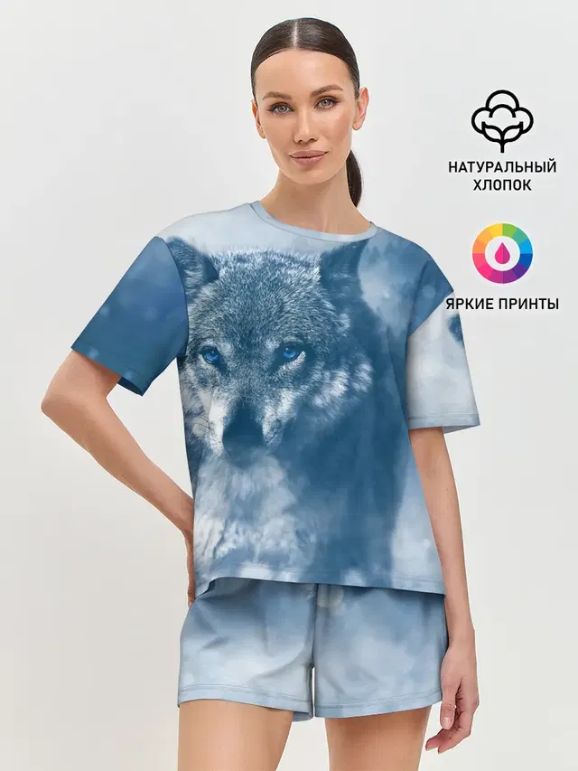 Женская пижама с шортами