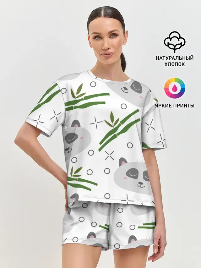Женская пижама с шортами