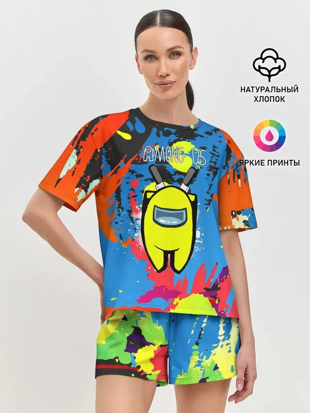 Женская пижама с шортами