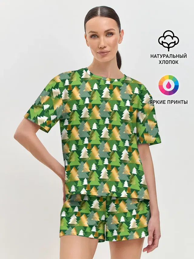 Женская пижама с шортами