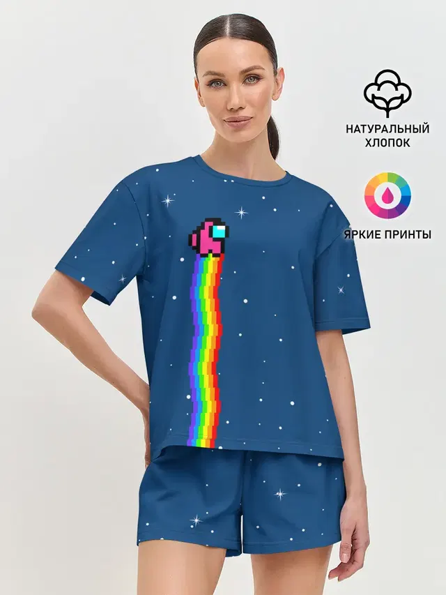 Женская пижама с шортами