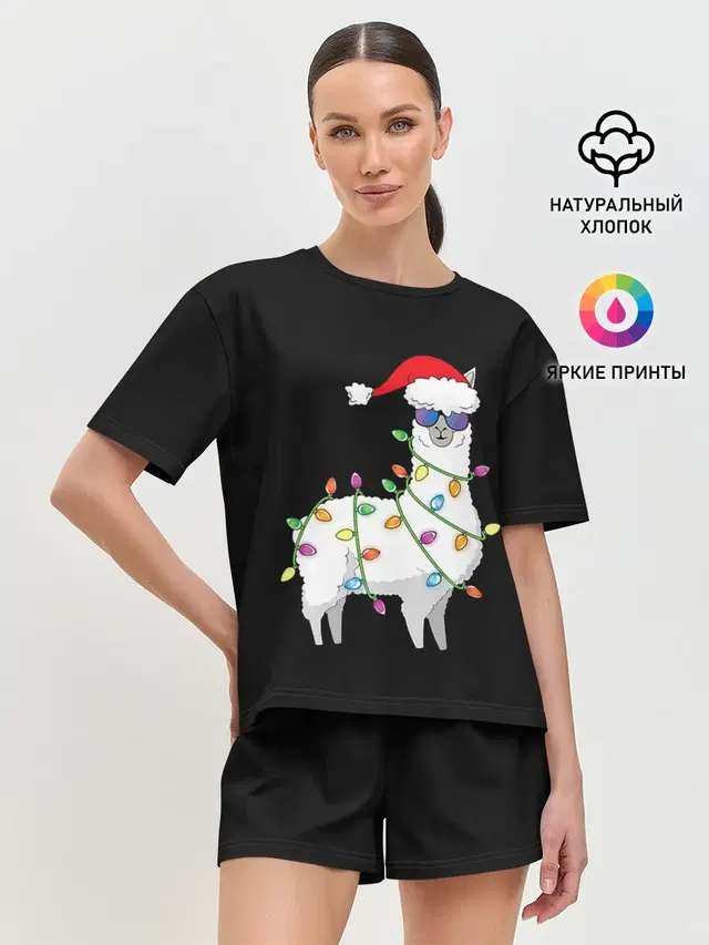 Женская пижама с шортами