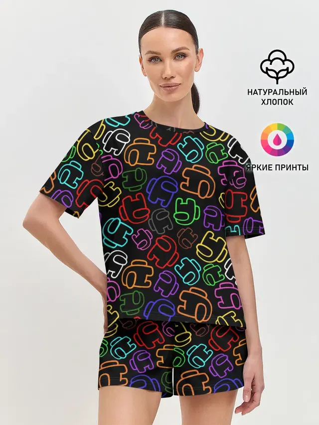 Женская пижама с шортами