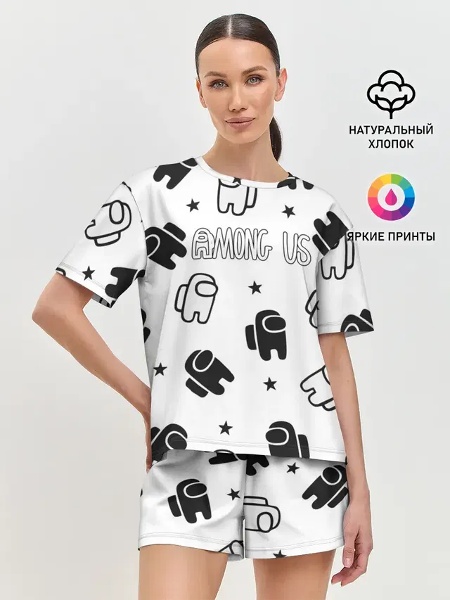 Женская пижама с шортами