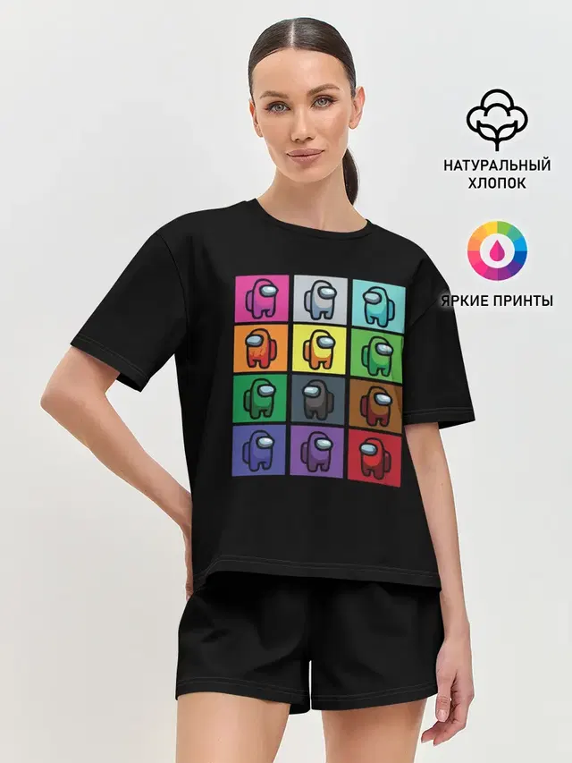 Женская пижама с шортами