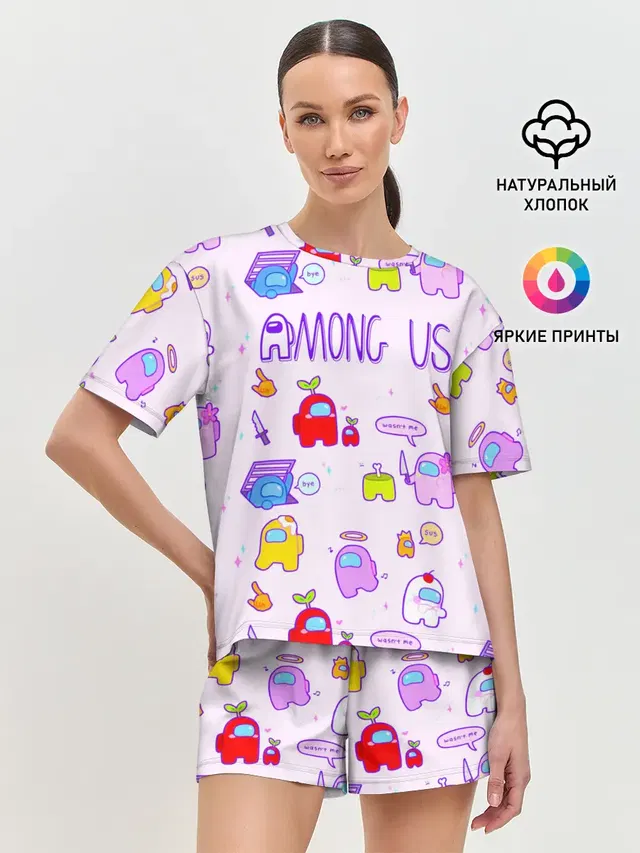 Женская пижама с шортами