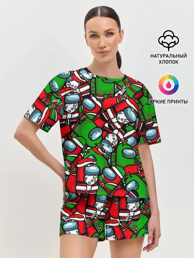 Женская пижама с шортами