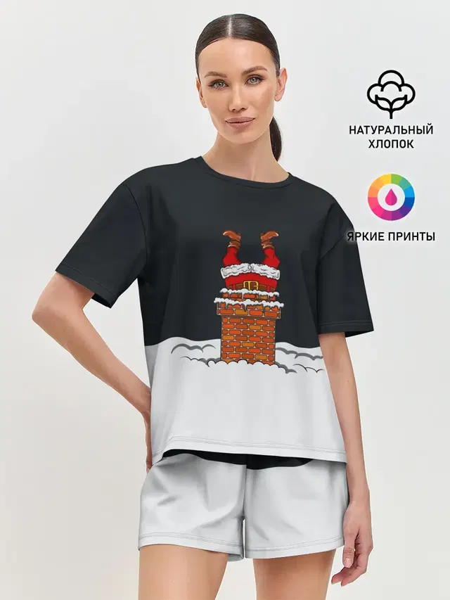 Женская пижама с шортами