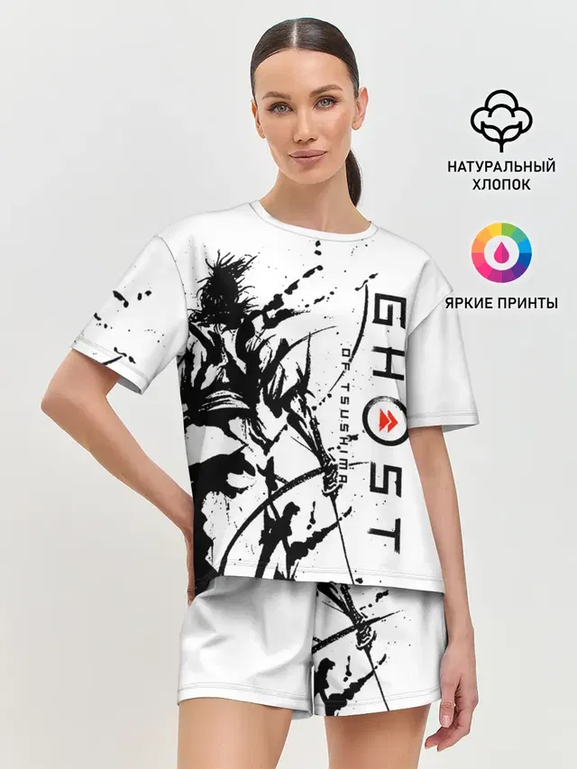 Женская пижама с шортами