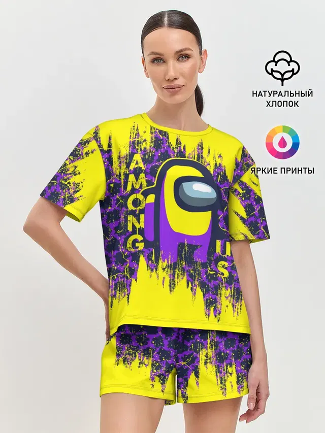 Женская пижама с шортами