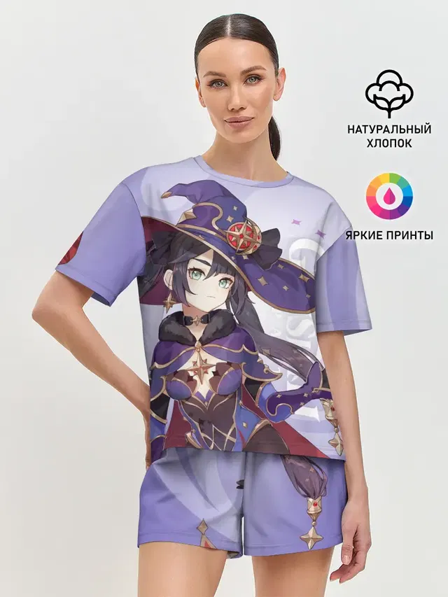 Женская пижама с шортами