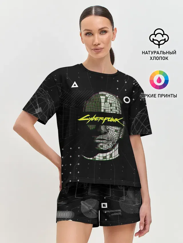 Женская пижама с шортами