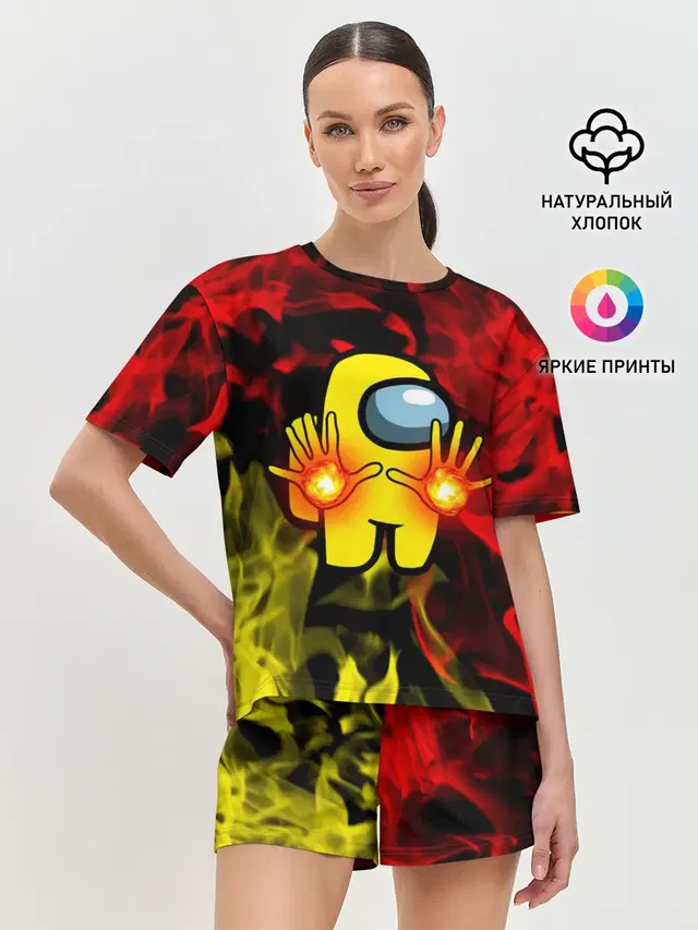 Женская пижама с шортами