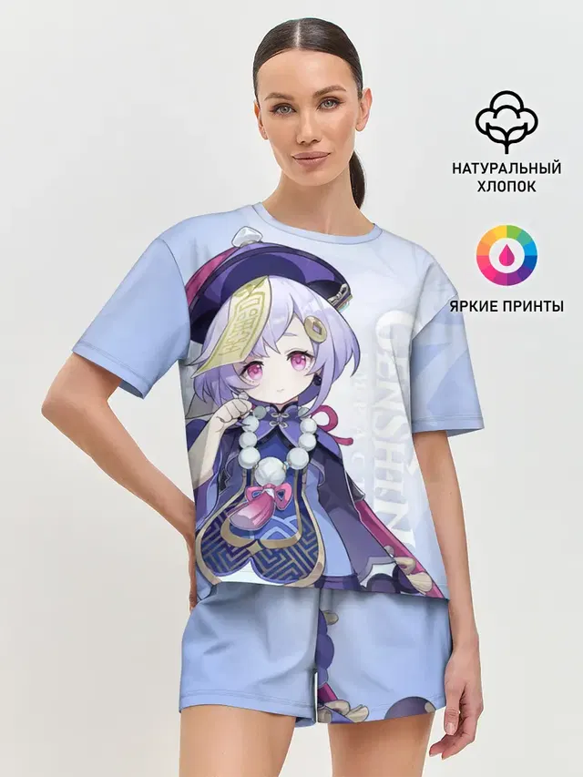 Женская пижама с шортами