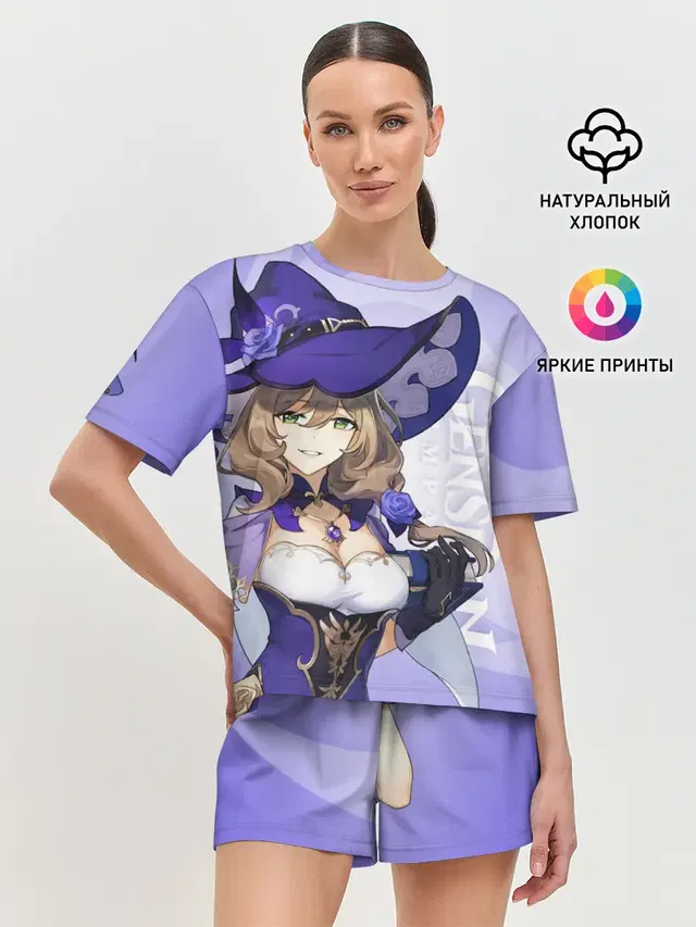 Женская пижама с шортами