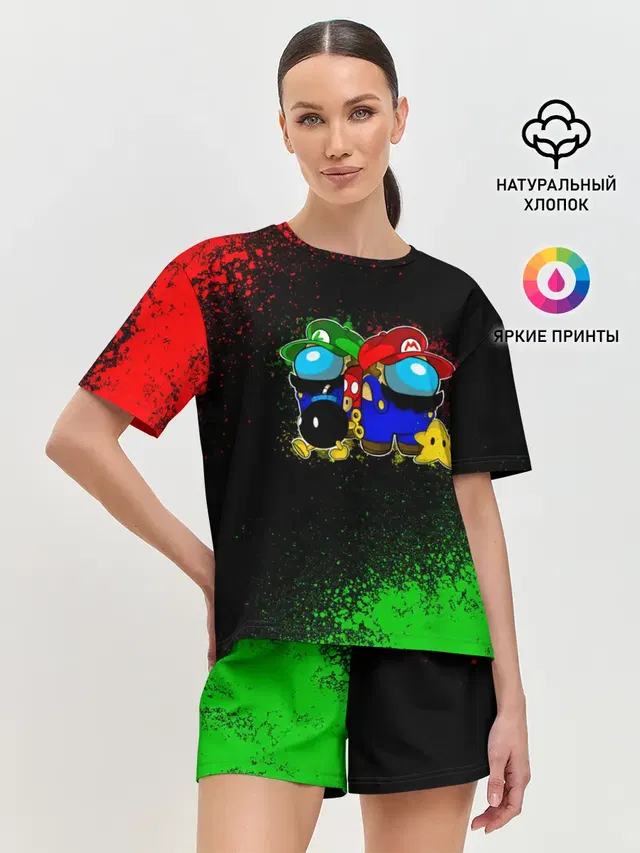 Женская пижама с шортами