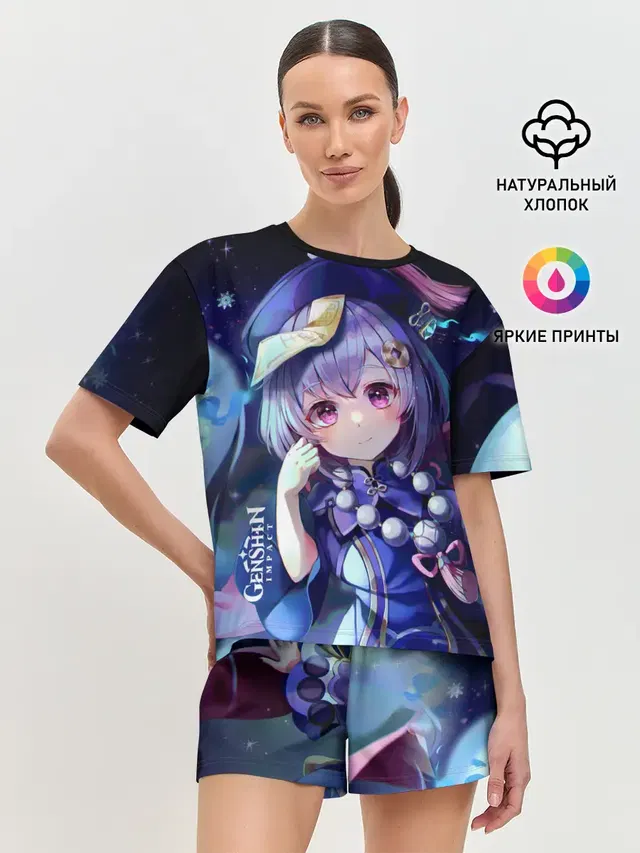 Женская пижама с шортами