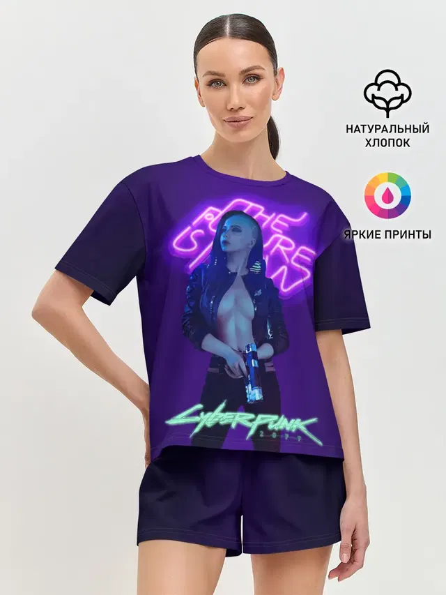 Женская пижама с шортами