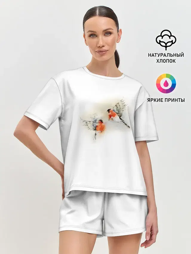 Женская пижама с шортами