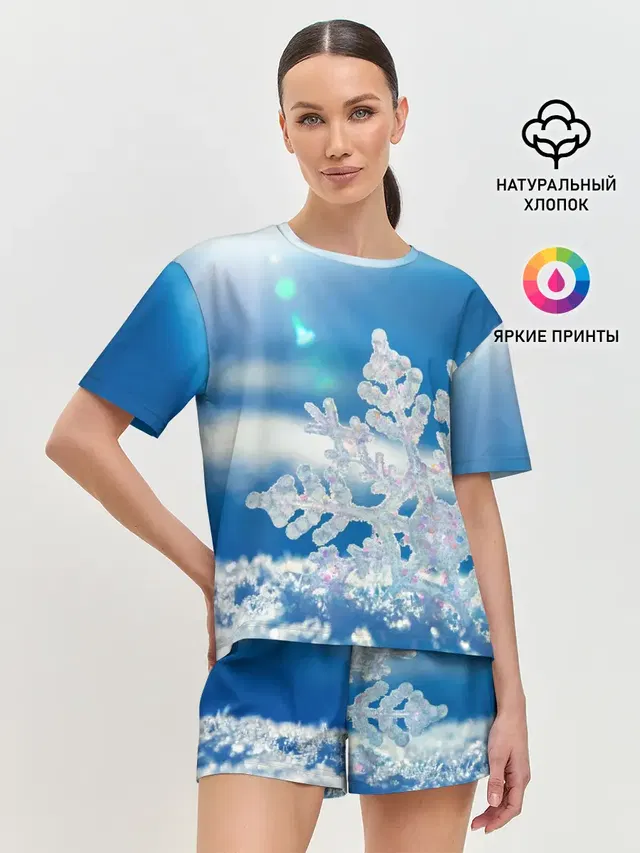 Женская пижама с шортами