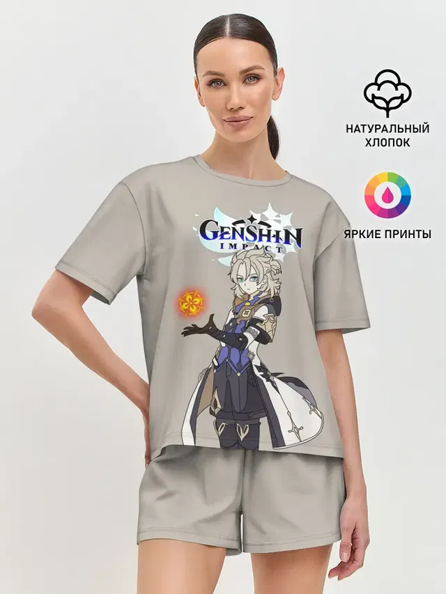 Женская пижама с шортами