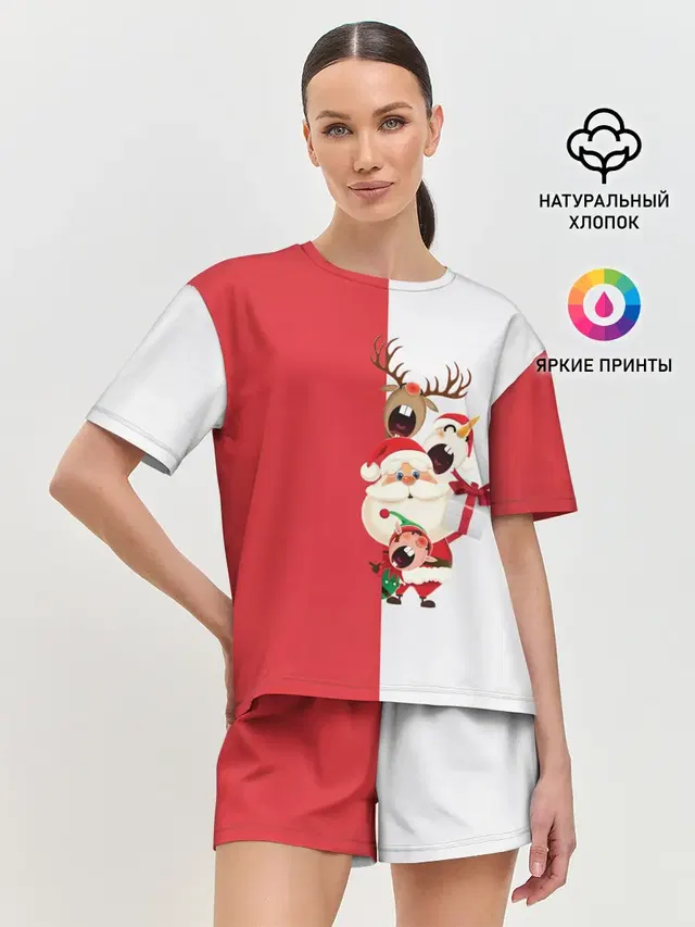 Женская пижама с шортами