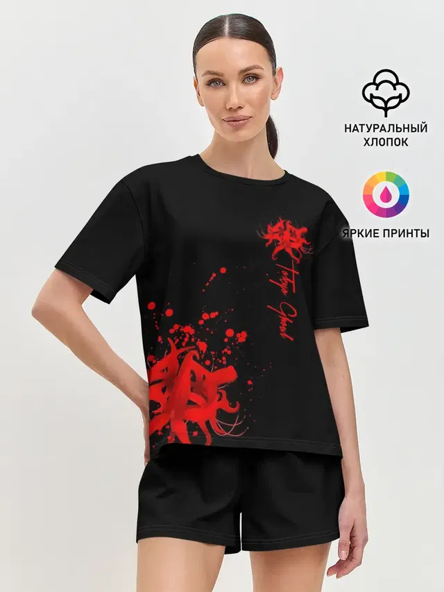 Женская пижама с шортами