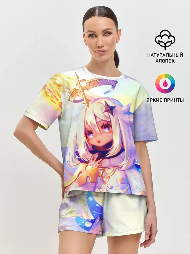Женская пижама с шортами