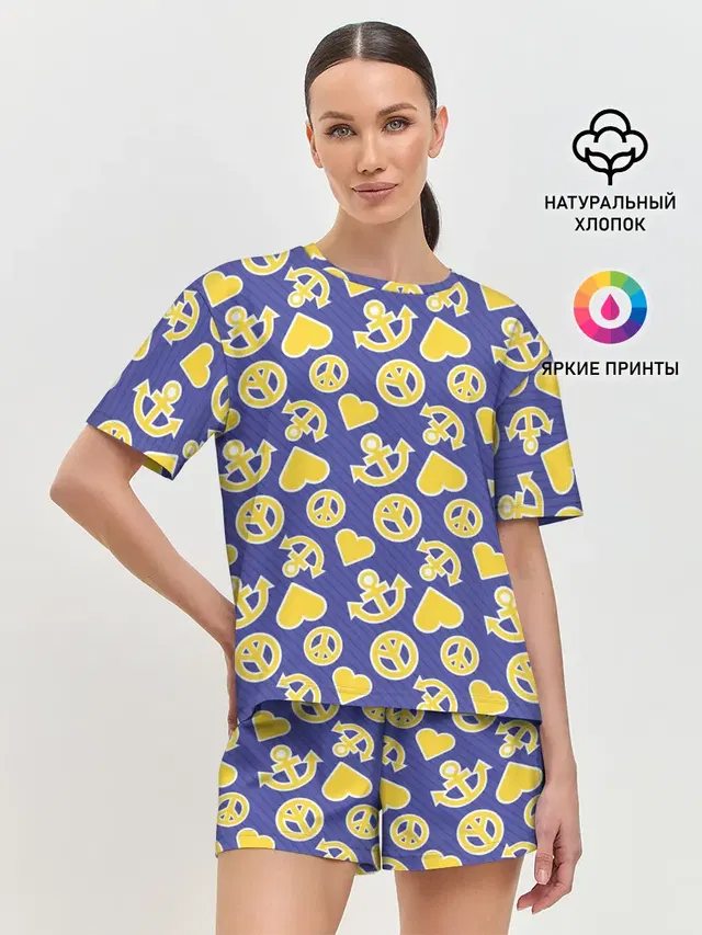 Женская пижама с шортами