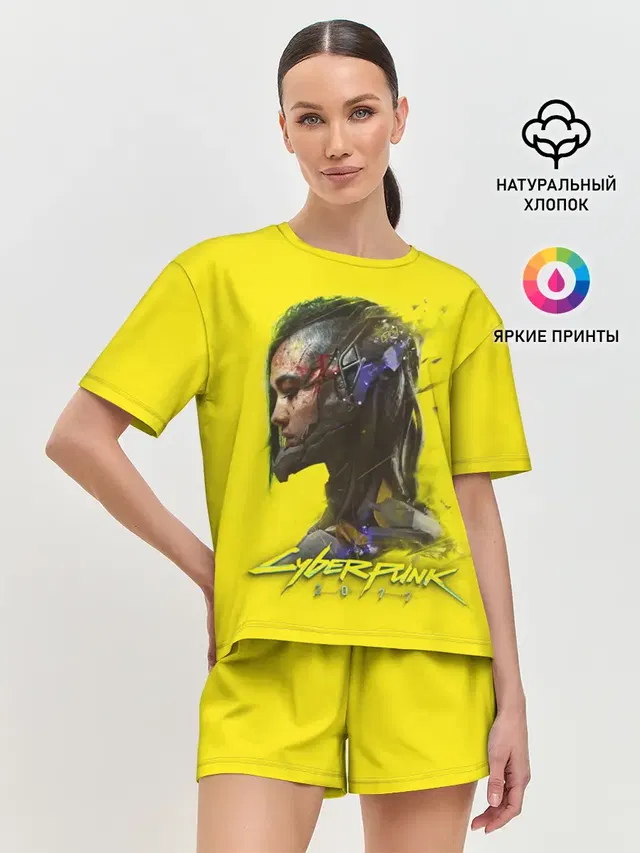 Женская пижама с шортами