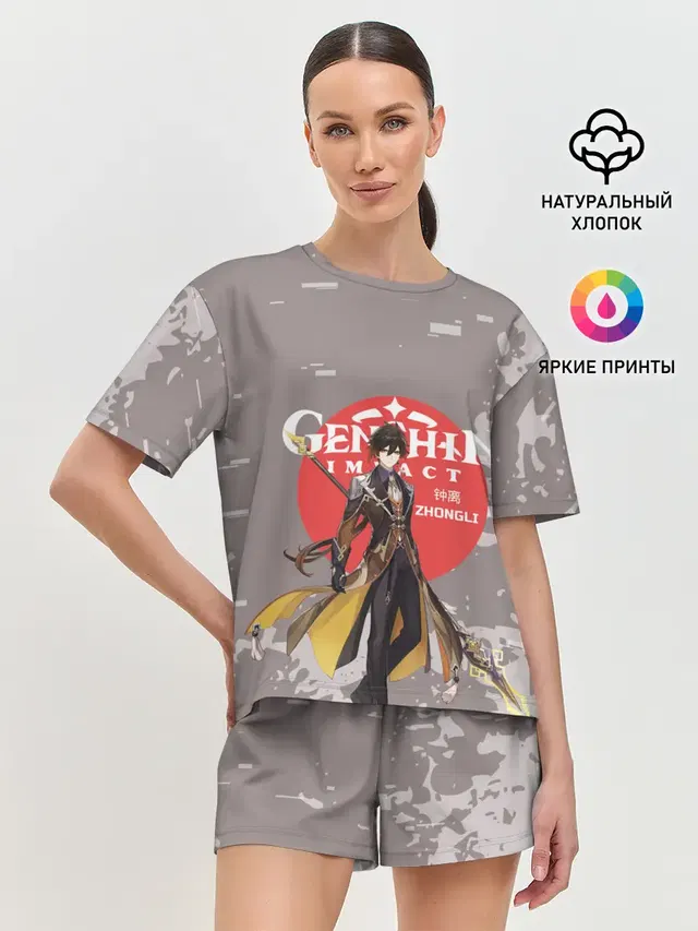 Женская пижама с шортами